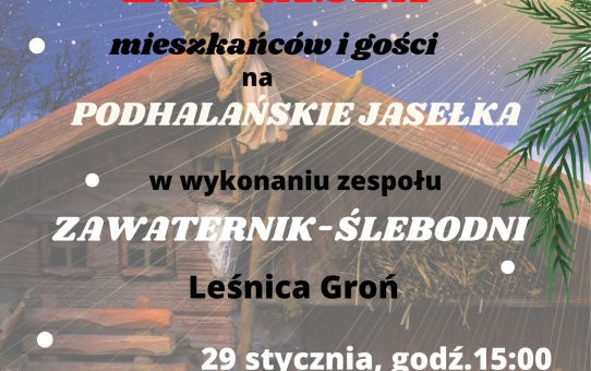Podhalańskie Jasełka - Zapraszamy.