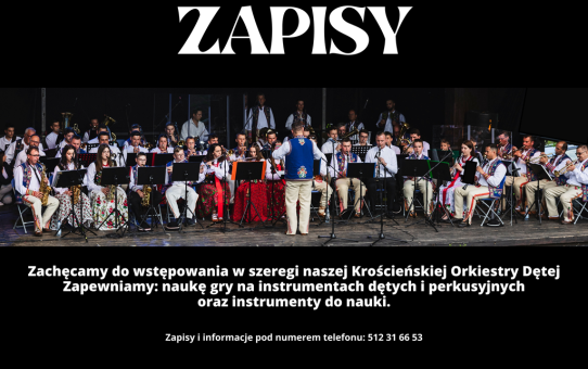 Zapisy do Orkiestry Dętej