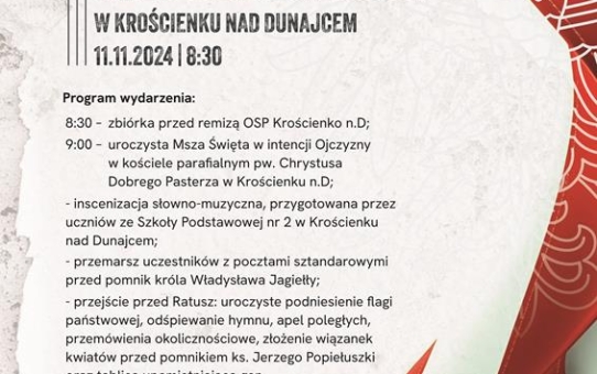 11 Listopada Narodowe Święto Niepodległości